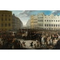 thumbnail image 2 of Michał Stachowicz 14x11 Black Ornate Wood Framed Double Matted Museum Art Print Titled: Prince Joseph Poniatowski Entering Krakow on 15 July 1809 (1821), 2 of 5
