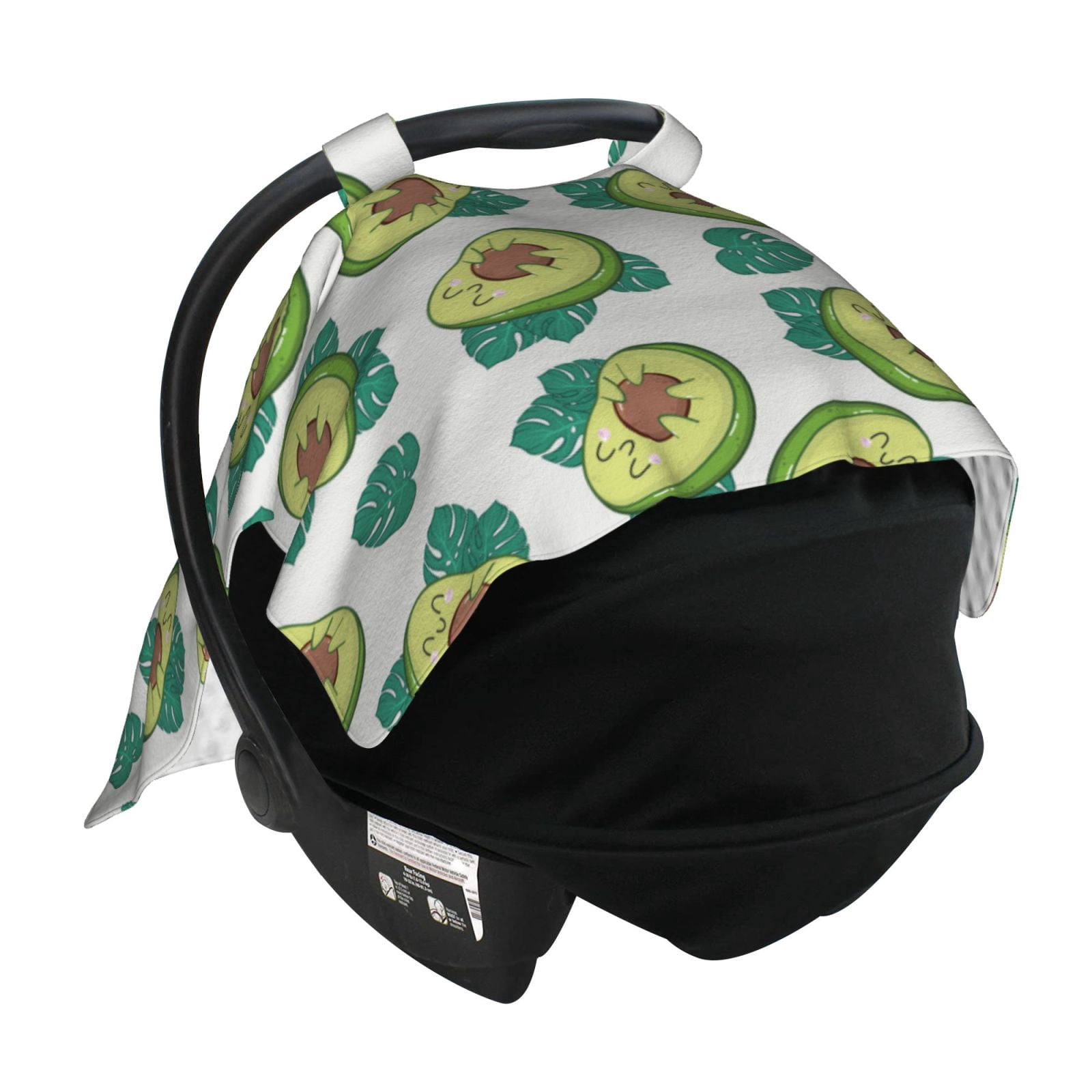 Car Seat Cover Baby - Avocado Sleeping Breathable Infant Car Seat Cover for Baby Carseat, Lightweight Comfort Baby Essentials Must Haves Newborn Stuff for Girl Boy