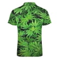 thumbnail image 5 of Leaves, Bud, Leaf, Tree Men Zipper T-shirt Summer Casual Short Sleeve T-shirt Top, 5 of 7