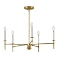 thumbnail image 4 of 83075LCB Lark Hux - 25W 5 LED Medium Chandelier-8.75 Inches Tall and 28 Inches Wide, 4 of 9