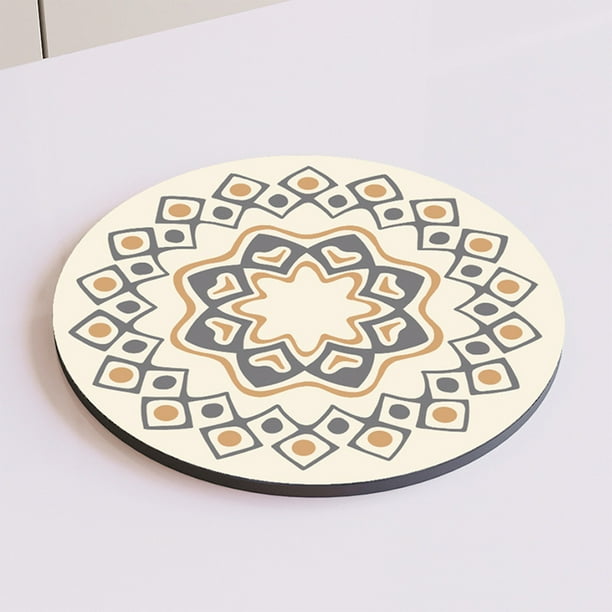 Alfombrilla aislante de diatomeas,resistente al calor,para mesa de comedor,tapete para ollas,tapete para cuencos,protección duradera contra altas temperaturas