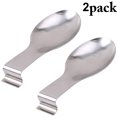 thumbnail image 2 of Coofit Spoon Rest Stainless Steel Utensil Rest Spoon Holder Rest for Kitchen Restaurant, 2 of 10
