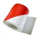 thumbnail image 3 of Cinta reflectante, 2 piezas, 3 m, 50 mm, prismática, impermeable, forma angular, cinta de advertencia de seguridad, rollo de cinta de seguridad autoadhesiva de vinilo, rojo y blanco, 3 of 5