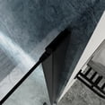 thumbnail image 5 of JimsMaison 30 to 31-3/8 in. W x 72 in. H Bi-Fold Semi-Frameless Shower Doors in Matte Black Finish, 5 of 10