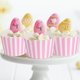 thumbnail image 3 of 50 piezas de fundas para cupcakes para bodas, tazas de papel para hornear y forros para muffins para cumpleaños (rosa y blanco), 3 of 6