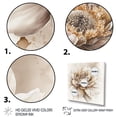 thumbnail image 3 of Designart Blooming Beige Floral Design V Canvas Wall Art, 3 of 5