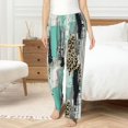 thumbnail image 3 of PISONIC Brush Background Printed Women's Pajama Pants, Comfy Pajama Bottoms With Pockets&Drawstring, 3 of 7
