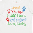 thumbnail image 4 of Inktastic Civil engineer like Daddy Boys or Girls Toddler T-Shirt, 4 of 5
