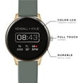 thumbnail image 2 of Kendall + Kylie Female Adult Smart Watch w/ Extra Strap & Earbud Set, Green Camo, 2 of 7