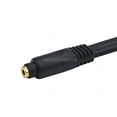 thumbnail image 5 of Monoprice 6-inch Gold Plated 3.5mm Stereo Connector Plugs, 2 RCA Male 22 AWG Cable - Black, 5 of 6
