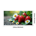 thumbnail image 3 of Strawberry Daisy Themed Background Banner Party Decorations Backdrop for Summer Picnics Garden Parties Photography Props, 3 of 8