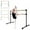 Black-6ft, variant on Ambifirner Portable Ballet Barre, 4ft Freestanding Double Ballet Bar with Adjustable Height, Fitness Dance Bar for Stretching, Home Gym Barre Exercise Equipment for Kids & Adults