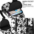 thumbnail image 4 of Crossbody Sling Backpack for Women Men Black and White Starfish Shoulder Sling Crossbody Casual Chest Bag for Travel Sports Running Hiking, 4 of 6