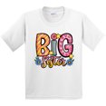 thumbnail image 3 of Inktastic Big Sister Flower and Hearts Youth T-Shirt, 3 of 5