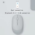 thumbnail image 4 of Wireless Mouse for Laptop, 2.4GHz Mute Portable Computer Mouse with USB Receiver, Ergonomic Design Comfortable to Grip, for Laptop, PC, Computer(White), 4 of 6
