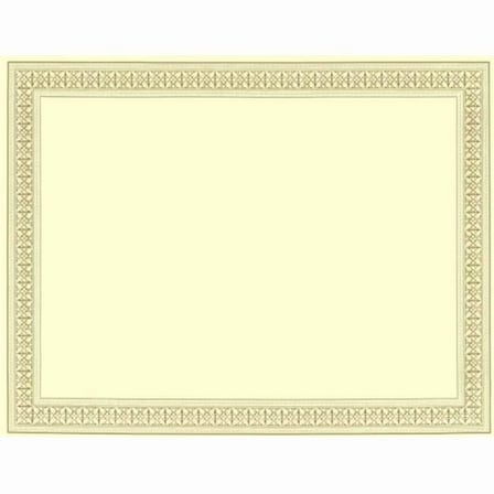 Geographics Flourish Gold Foil Award Certificates