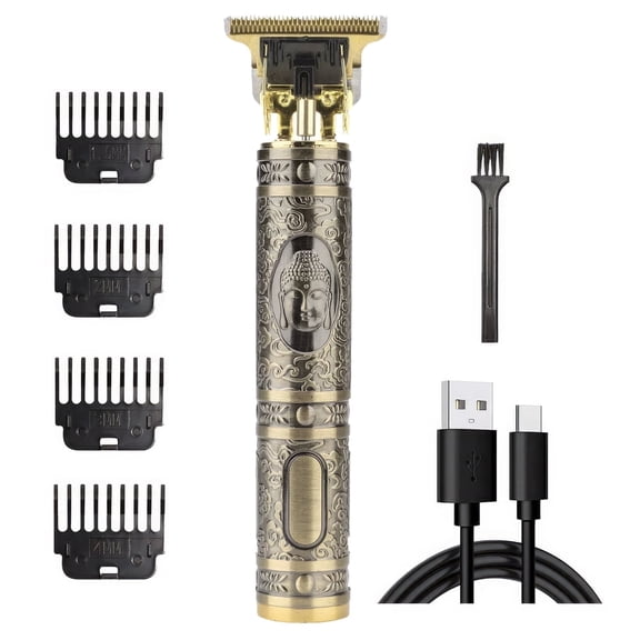 EXLEAF Professional Hair Trimmer for Men,Cordless Rechargeable Beard Trimmer Hair Clippers for Men,Metal Body Cutting Grooming Kit,Beard Shaver