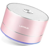 A2 LENRUE Portable Wireless Bluetooth Speaker with Built-in-Mic,Handsfree Call,AUX Line,TF Card,HD Sound and Bass for Iphone Ipad Android Smartphone and More(Rose Gold)