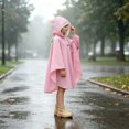 thumbnail image 5 of Fancifize Boys Girls Rain Jackets, Long Sleeve Hooded Raincoat, Kids Waterproof Windproof Outerwear 4-13 Years, 5 of 5
