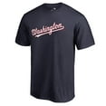 thumbnail image 2 of Men's Navy Washington Nationals Team Wordmark T-Shirt, 2 of 3