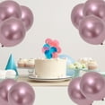 thumbnail image 4 of Unique Bargains 20 Pcs Durable Latex Party Balloons 10 In Helium Balloons Pink Purple, 4 of 6