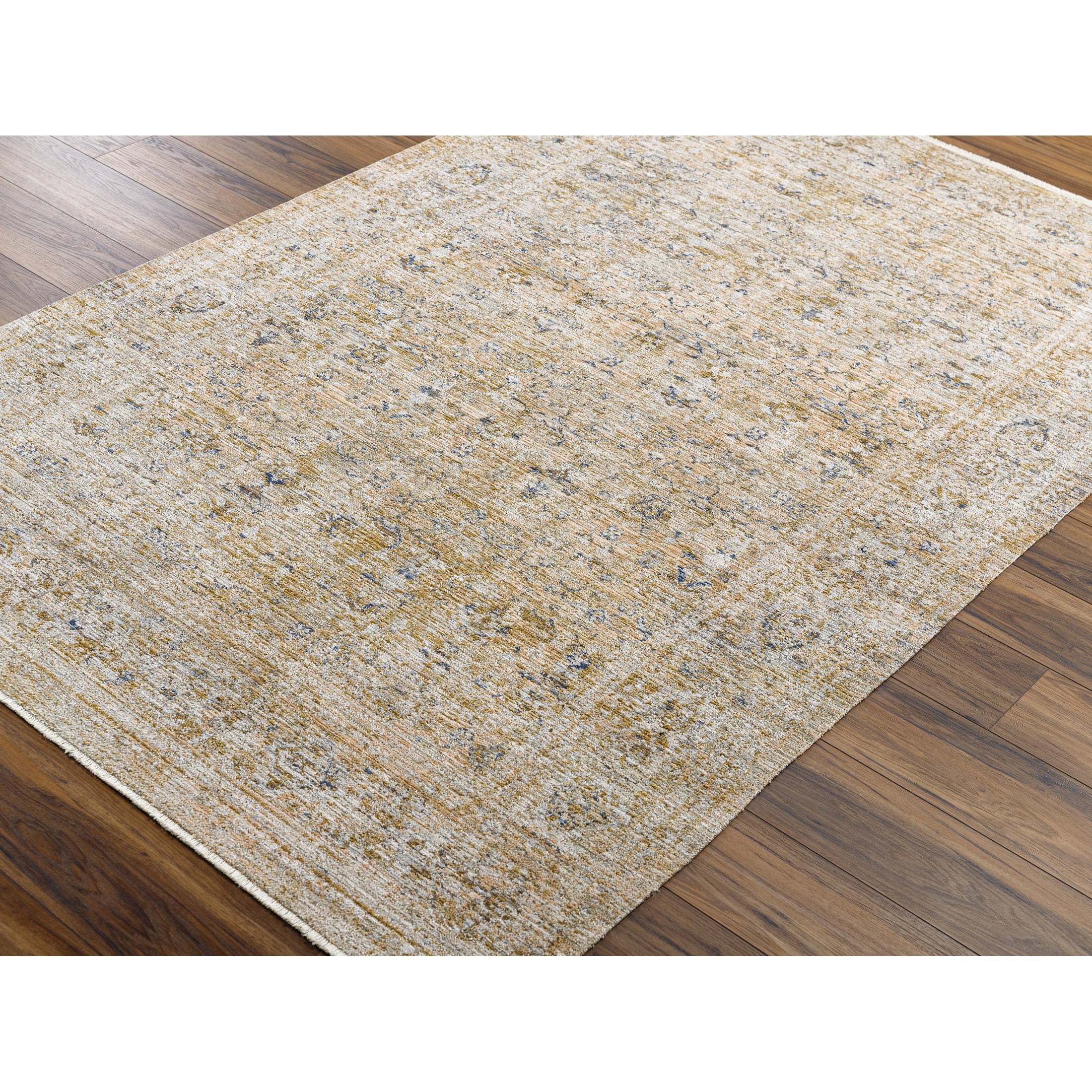 Livabliss x Becki Owens Ren Damask Washable Area Rug ,9' x 13'1",Distressed Brown