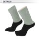 thumbnail image 3 of Calcetines de ciclismo Unique Bargains, transpirables, absorbentes de sudor, desodorantes, anti-fricción, gris y negro, talla única, 1 par, 3 of 6
