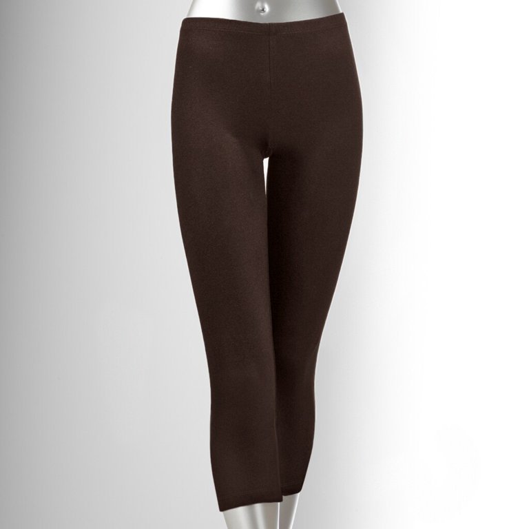 Buy Simply Vera Vera Wang Women's Simply Breathe Seamed Capri Yoga Leggings  (XL) Online at desertcartKUWAIT