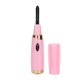 thumbnail image 2 of Mini rizador de pestañas eléctrico, rizador de pestañas con calefacción, maquillaje de carga, rizador para el hogar, color rosa, 2 of 8