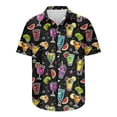 thumbnail image 5 of UVEASISHA Mens Hawaiian Shirts Funny Short Sleeve Button Down Shirt Summer Fashion Print Beach Party Tops Big and Tall Regular Fit Bowling Shirts Summer Sales Multicolor 5XL, 5 of 5