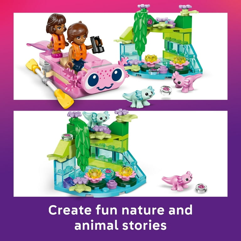 LEGO Friends Axolotl Adventure Boat Building Toy for Girls & Boys
