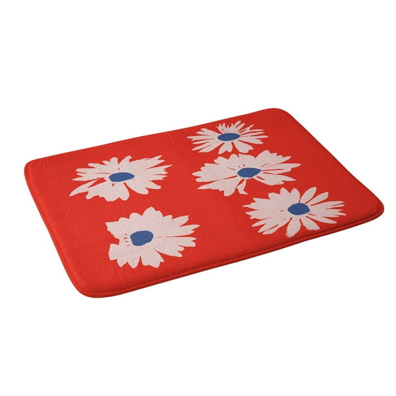 Society6 Garima Dhawan Daisies 4 Bath Mat 34" x 21"