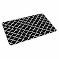 thumbnail image 2 of Black Morocco Door Mat&nbsp;Indoor Outdoor Entrance,Non Slip Small Rug for Kitchen Bathroom Entryway Rug,Boho Modern Minimalist Abstract Geometric Washable Doormat Floor Mat 18x30 Inch, 2 of 8