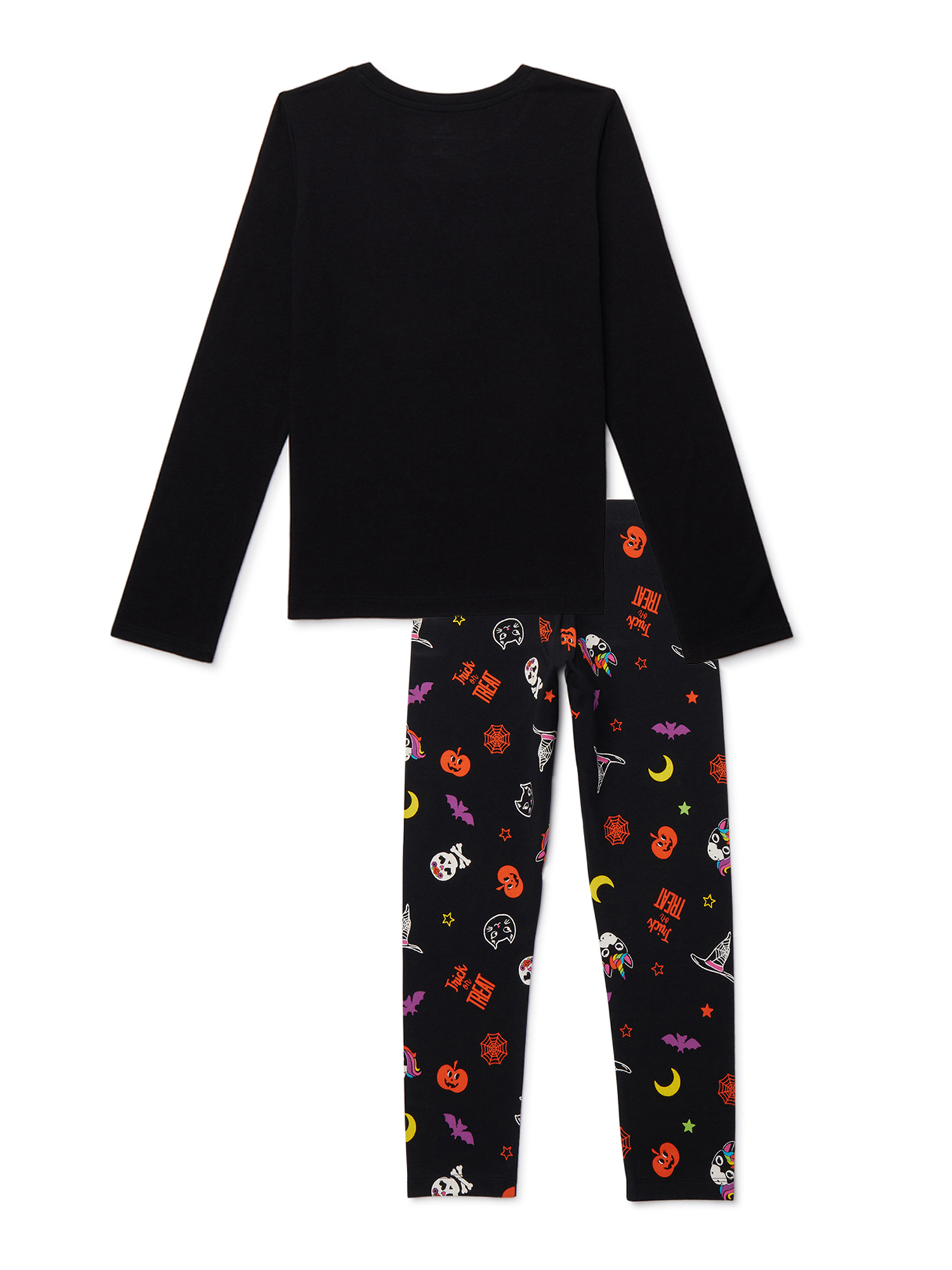Halloween Girls Graphic Top and Leggings Outfit Set, 2-Piece, Sizes 4-18 - image 3 of 4