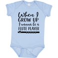 thumbnail image 3 of Inktastic Future Flute Player Music Boys or Girls Baby Bodysuit, 3 of 5