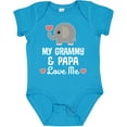thumbnail image 3 of Inktastic Grammy and Papa Love Me Grandchild Boys or Girls Baby Bodysuit, 3 of 5