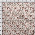 thumbnail image 4 of oneOone Velvet Light Beige Fabric Floral Sewing Craft Projects Fabric Prints By Yard 58 Inch Wide, 4 of 4