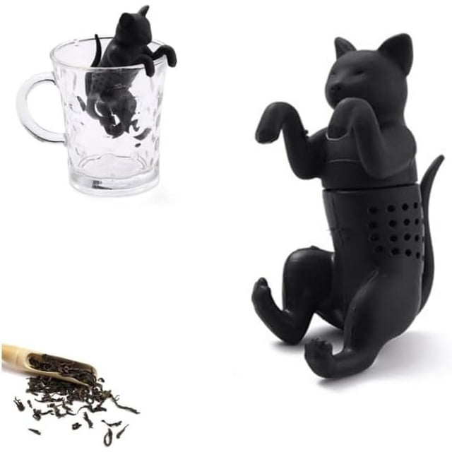 2 Pieces Cat Tea Infuser, Loose Tea Infuser, Cute Animal Tea Infusers, Silicone Tea Infuser for Tea, Cooking
