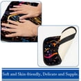 thumbnail image 3 of Musical Note Soft Furry Printed Car Armrest Pad Mat Accessory - 12.5x8.2 Inch Comfortable Armrest Accessories, 3 of 6