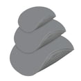thumbnail image 2 of simhoa 3 Pcs Tapis de Micro-Ondes en Silicone Résistant à la Chaleur pour Comptoir de Bol Four Gris, 2 of 8