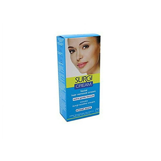 Removedor de vello en crema Surgi-Cream Fórmula Extra Suave para la Cara