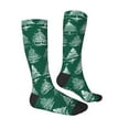 thumbnail image 3 of Easygdp Christmas Trees Soccer Socks Sport Knee High Socks Calf Compression Athletic Socks for Men and Women, 3 of 9