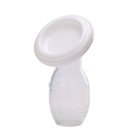 Food Storage Containers,Manual Baby Breast Pump Food Grade Silicone Milk Collector With Lid Breastfeeding Tool