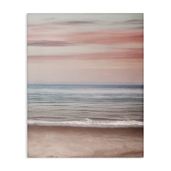 Stupell Industries Coastal Pastel Shore Sunset Canvas Art, 24 x 30, by Lil' Rue