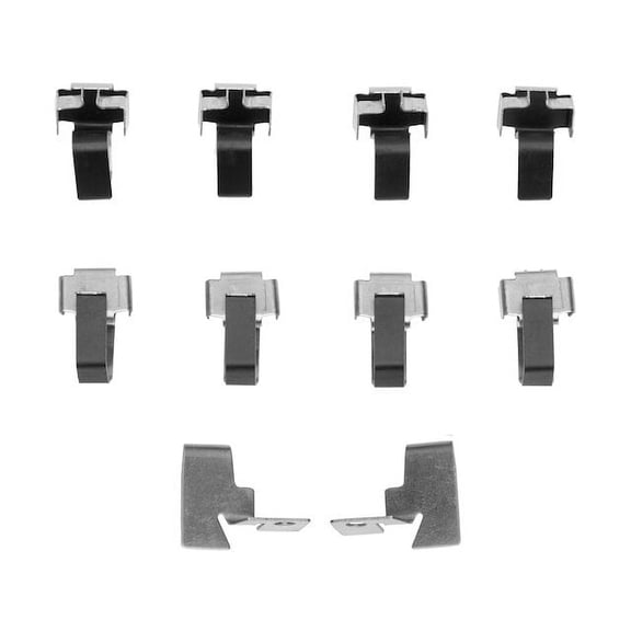 Front Brake Hardware Kit - Compatible with 2011 - 2018 Ram 1500 2012 2013 2014 2015 2016 2017