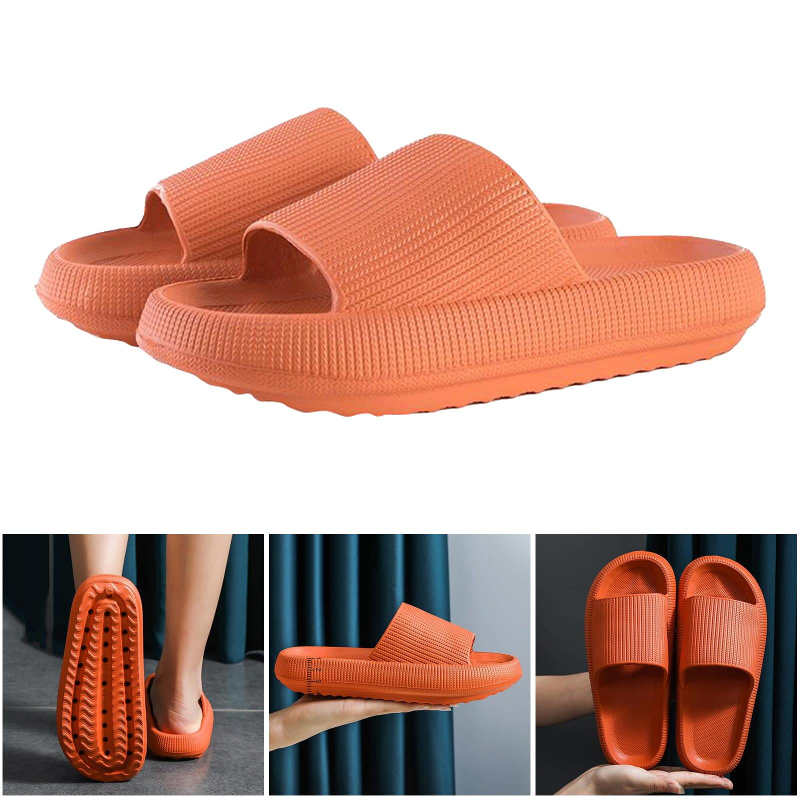 Orange shower shoes discount