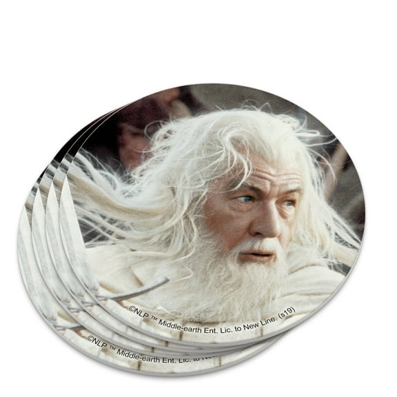 The Lord of the Rings Gandalf the White Character Novelty Coaster Set