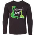 thumbnail image 3 of Inktastic Meemaw Boy Grandson Gift Dinosaur Long Sleeve Youth T-Shirt, 3 of 5