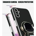thumbnail image 4 of Compatible with Samsung Galaxy A54 5G Case for Women, Ultra Soft Samsung A54 5G Case Cute Astronaut Pattern Cases with Stand Silicone Protective Cover (Black), 4 of 7