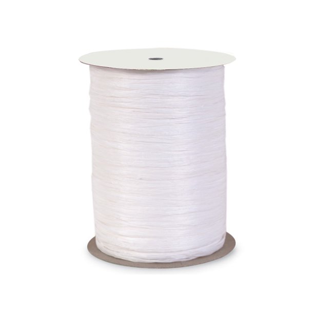 Paper White gift packaging Raffia Ribbon